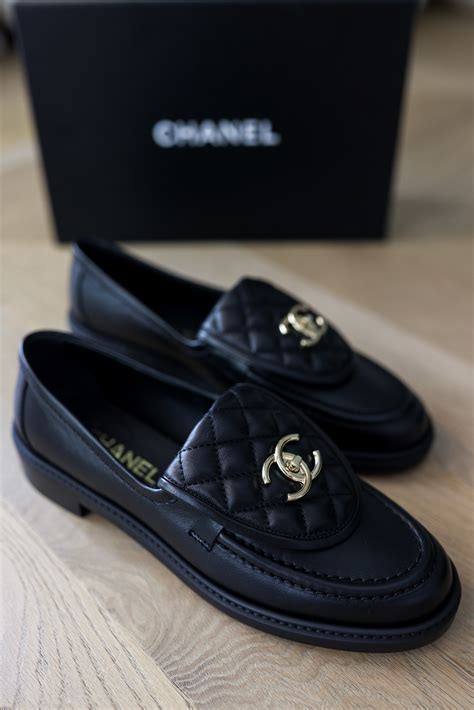 chanel loafers replica|chanel black and white loafers.